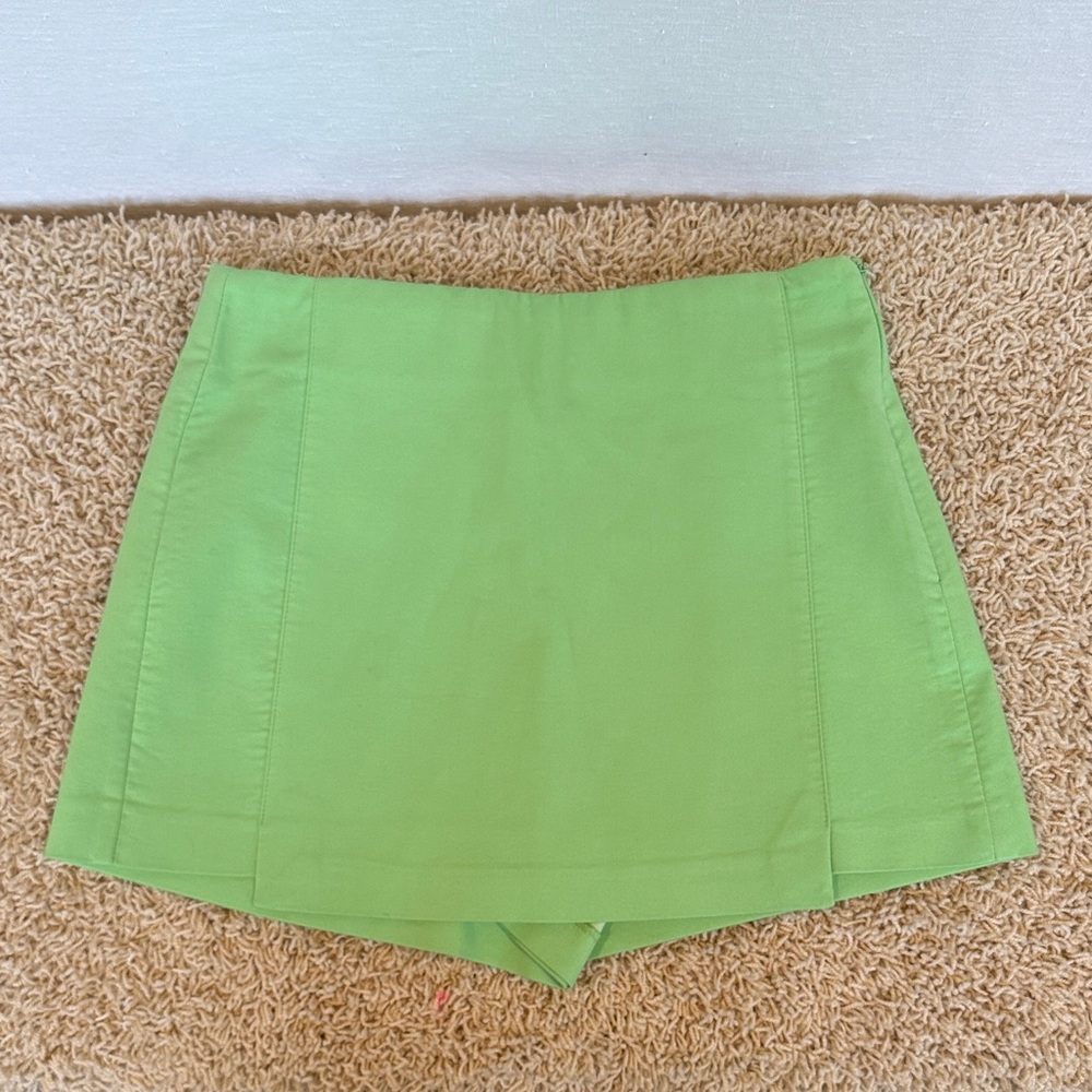 Bright Green Zara Skort